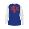 Chicago Baseball Blue and White Shirt – Vintage 1878 Retro Long Sleeve Raglan Tee – sportswear style, fan gear, image 1.0