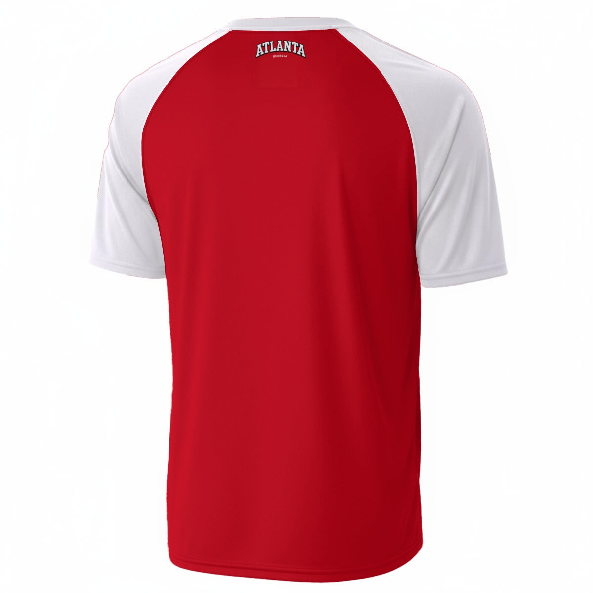 Atlanta Varsity Graphic T-Shirt – Red and White Collegiate Style Tee