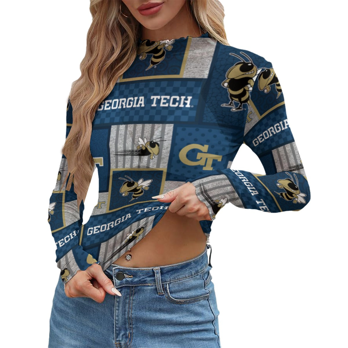 Georgia Tech Yellow Jackets Women's Mesh T-shirt varsity sportswear product image 1.0