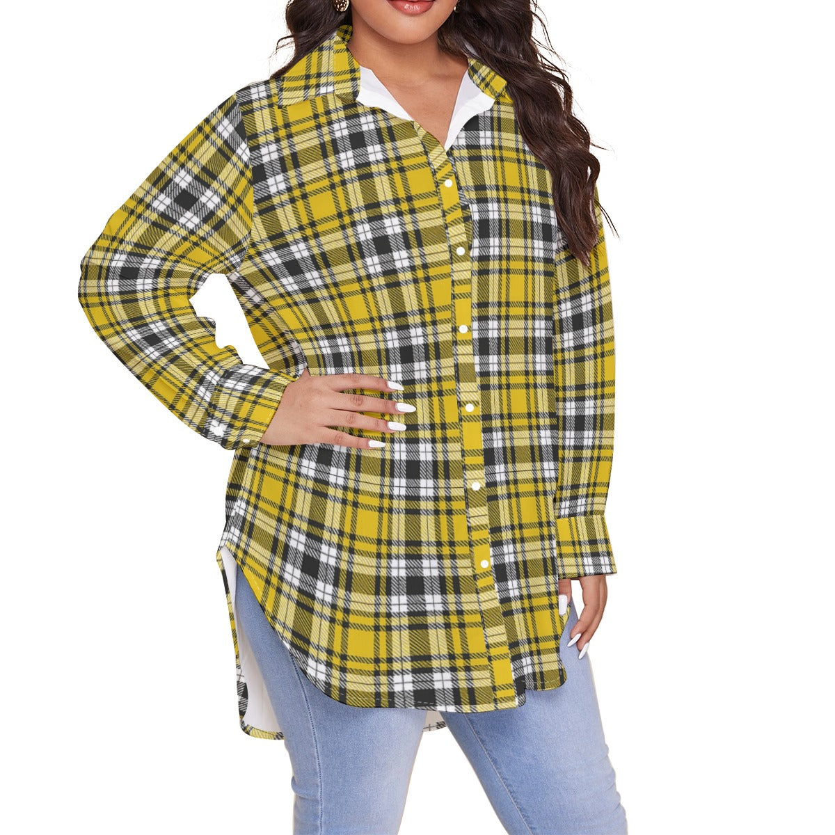 kansas jayhawks tartan plaid women shirt women tartan plaid game day fashion