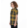 california golden bears tartan plaid oversized button up women shirt women's shirt women tartan plaid fashion