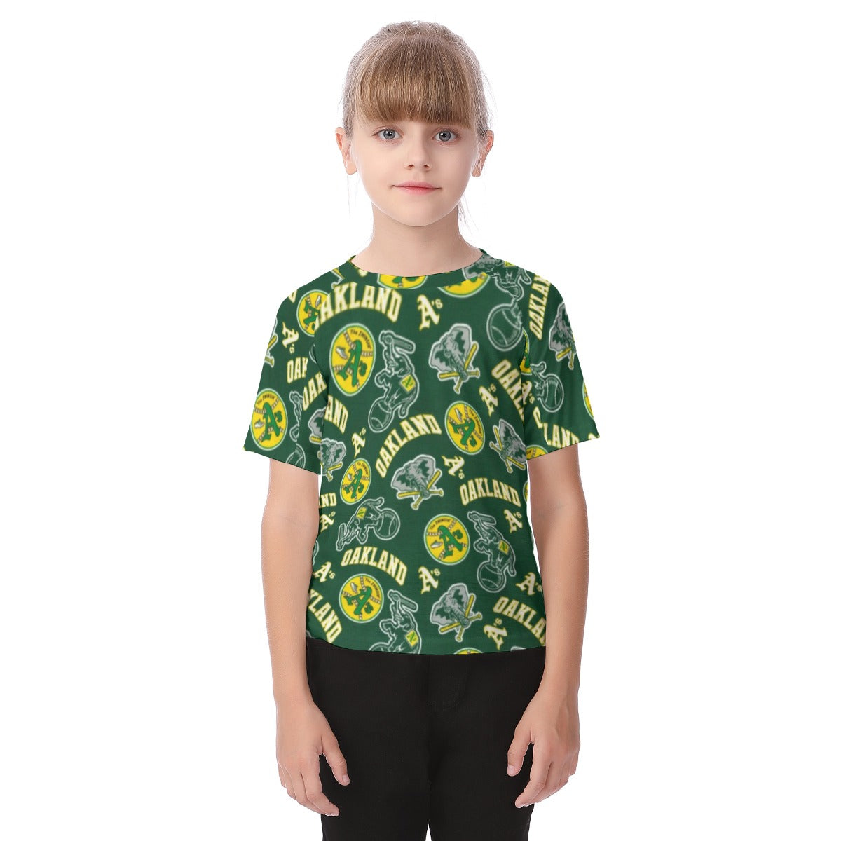 Oakland Athletics Kid's Raglan Sleeve T-shirt oakland athletics baseball fan apparel game day outfit