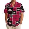 Arkansas Razorbacks Men's Hawaiian Shirt|150GSM varsity sportswear product image 1.0