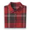 women razorbacks plaid game day shirt