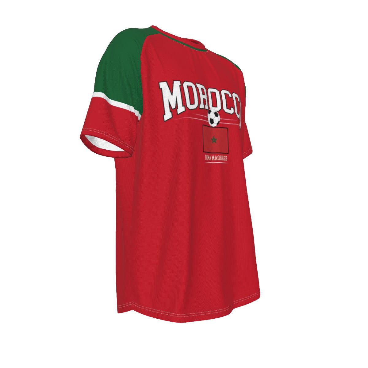 White Smoke Morocco Soccer Fan T-Shirt – Vintage Morocco Football Shirt Retro Atlas Lions Style | Classic Morocco Soccer Tee