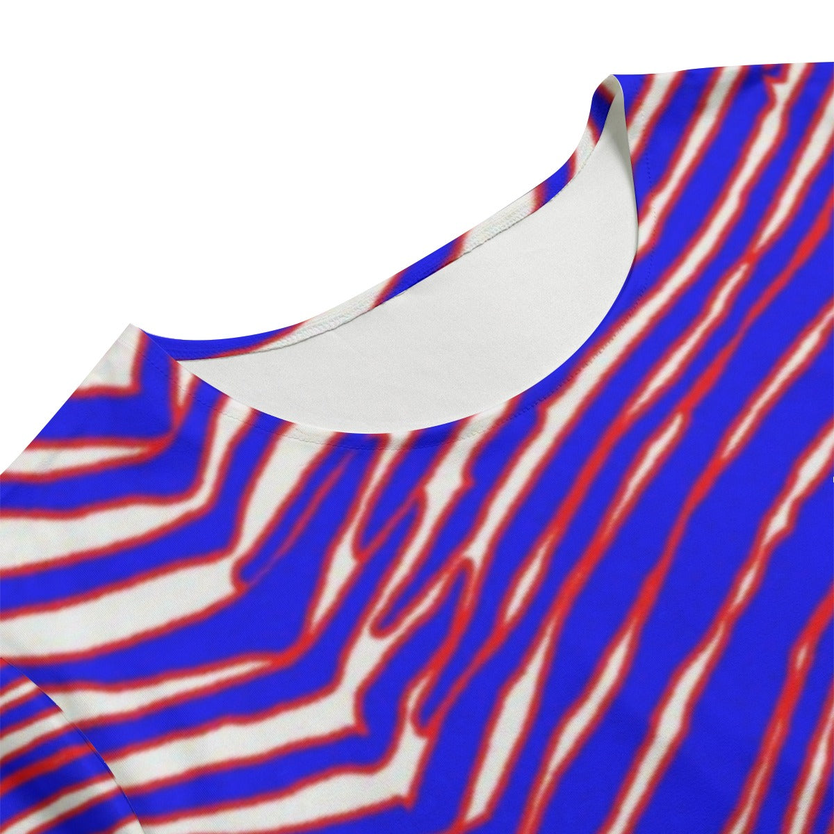 Buffalo football Women’s T-Shirt Set with Short Sleeve – Red, Blue White Zebra Game Day Style