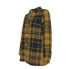 colorado buffaloes tartan plaid black gold  women tartan plaid game day shirt