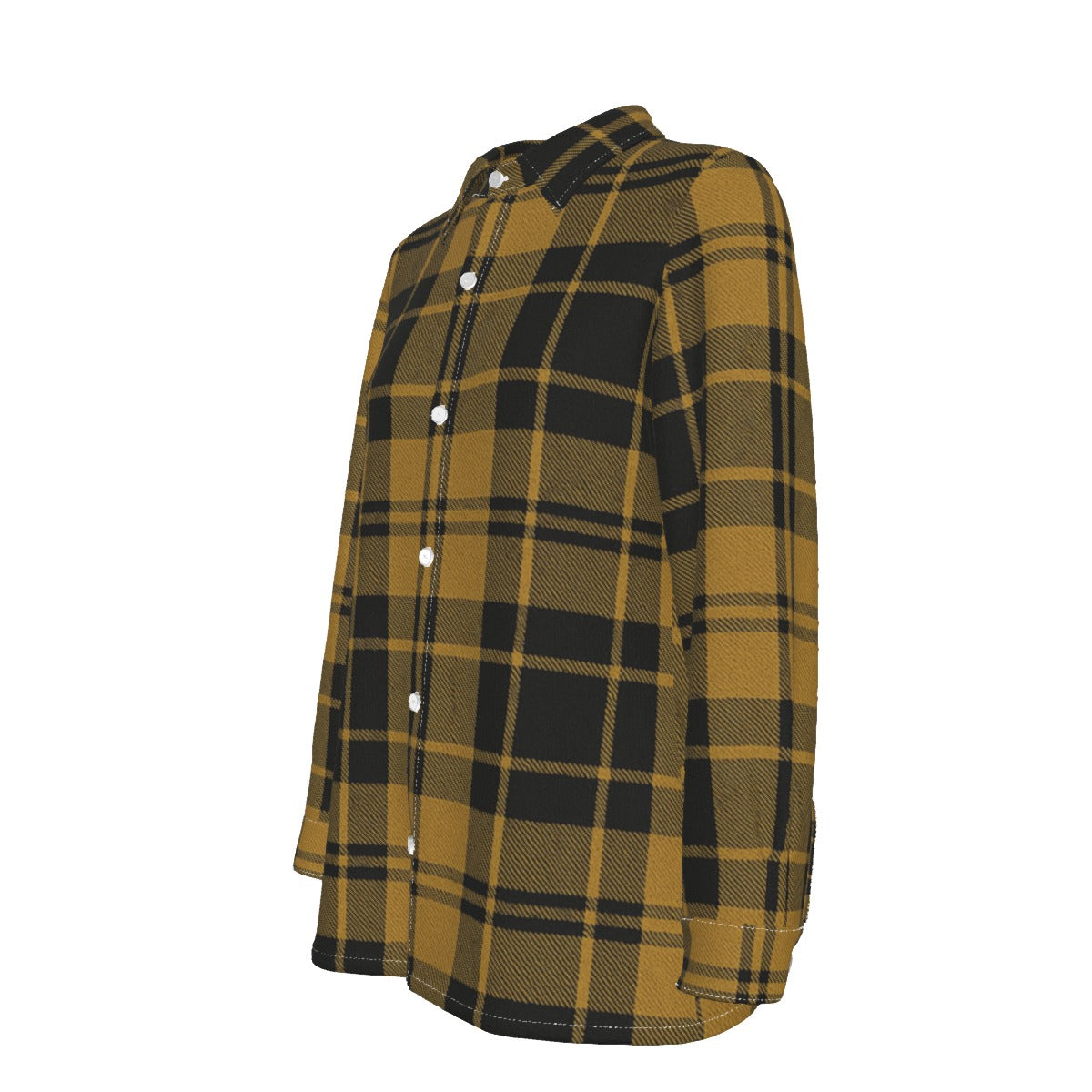 colorado buffaloes tartan plaid black gold  women tartan plaid game day shirt