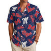 Ole Miss Rebels  Men's Hawaiian Shirt|150GSM varsity sportswear product image 1.0