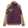 Belgium Burgundy and Gold Football Style Track Jacket – Game Day Streetwear Essential