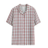 kansas jayhawks tartan plaid oversized button up women shirt indiana hoosiers tartan plaid oversized button up women shirt women's hawaii shirt | rayon women tartan plaid game day fashion