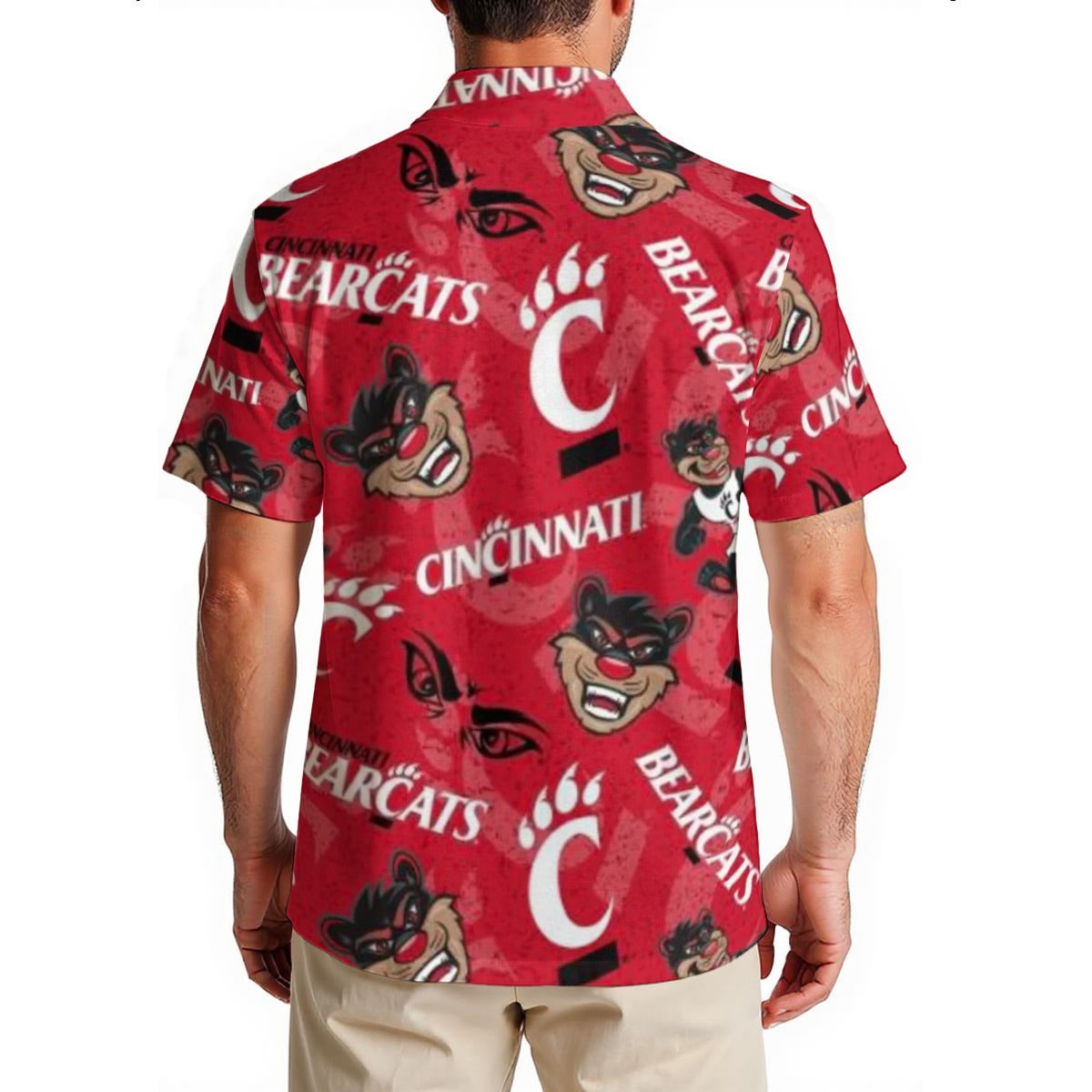 Cincinnati Bearcats Men's Hawaiian Shirt|150GSM varsity sportswear product image 2.0