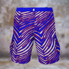 Dark Gray Buffalo Zebra Football Men’s Cargo Shorts – Utility Game Day Streetwear