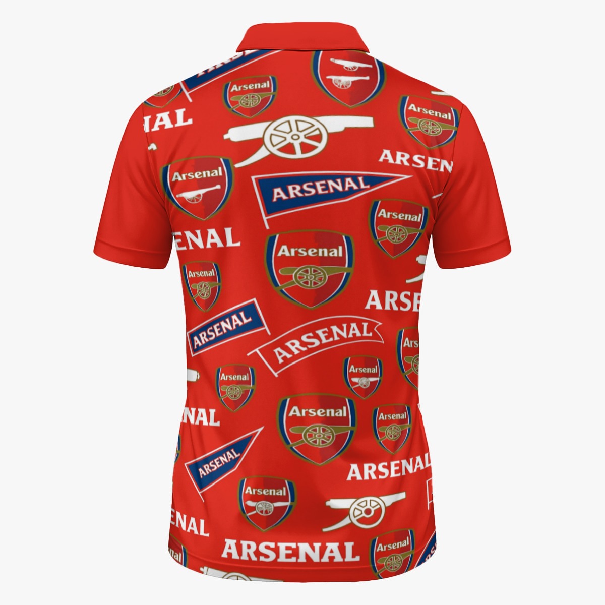 Arsenal FC  Men's V-Neck Polo Shirt