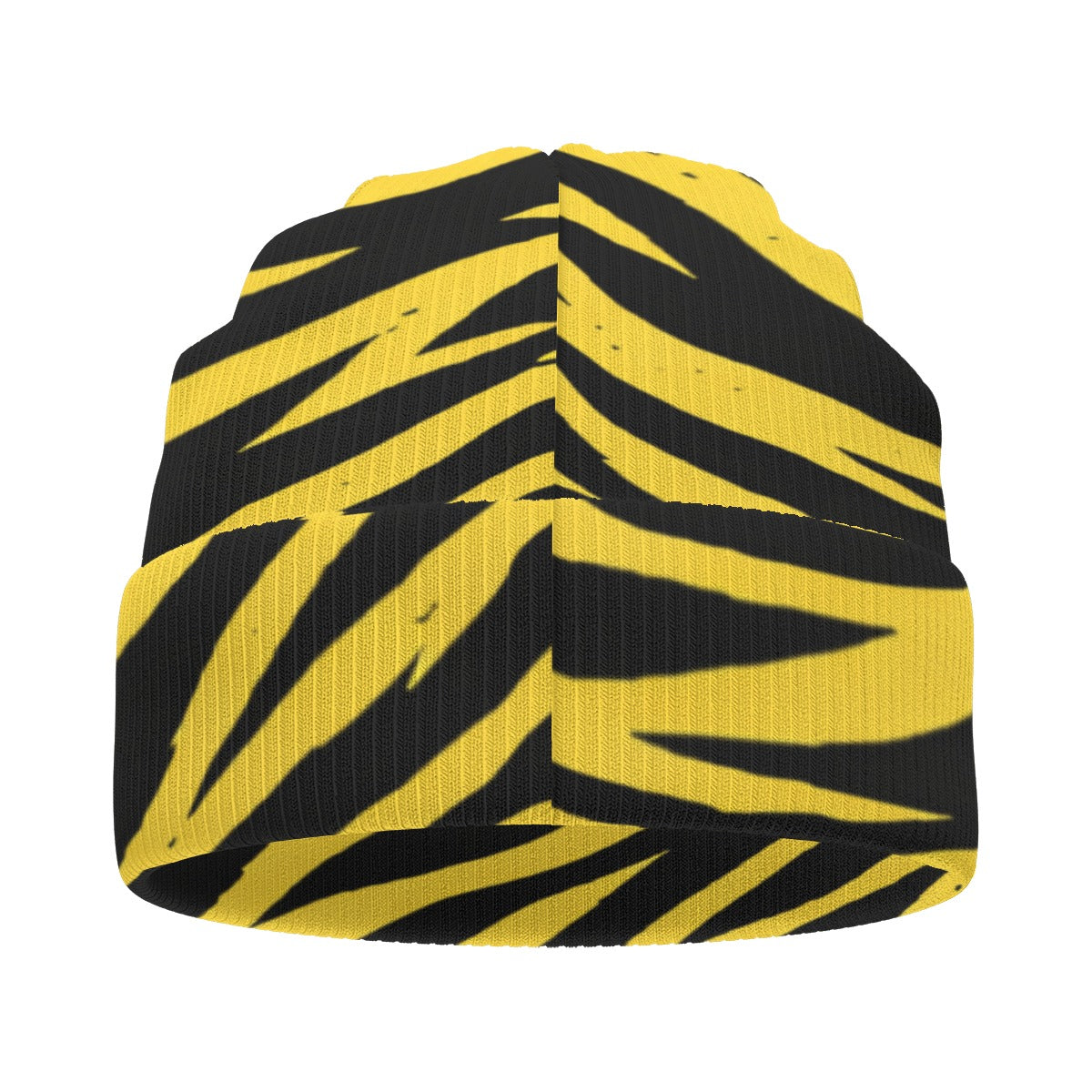 Pittsburgh Football Yellow Black Zebra Knitted Hat