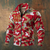 San Francisco Football Camo Men's Thick Knit Fleece Jacket – football shirt, game day outfit, image 1.0