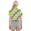 Oregon Ducks Women's Cropped Shirt - Big Ten football apparel varsity sportswear product image 4.0