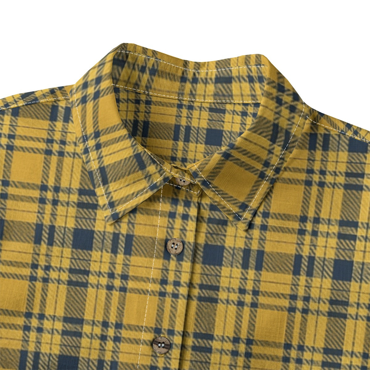 california golden bears tartan plaid oversized button up women shirt women's shirt | 125gsm cotton women tartan plaid fashion