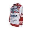 White Smoke Vintage American Beer Label Inspired Hoodie – Retro 90s Hockey Style Streetwear Sweatshirt