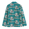 Miami football blazer aqua game day jacket