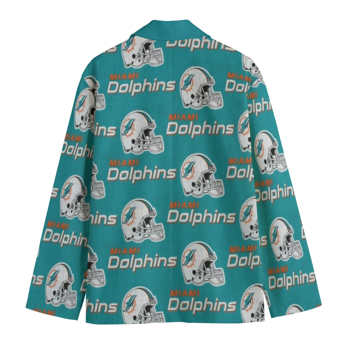 Miami football blazer aqua game day jacket streetwear fashion product image 4