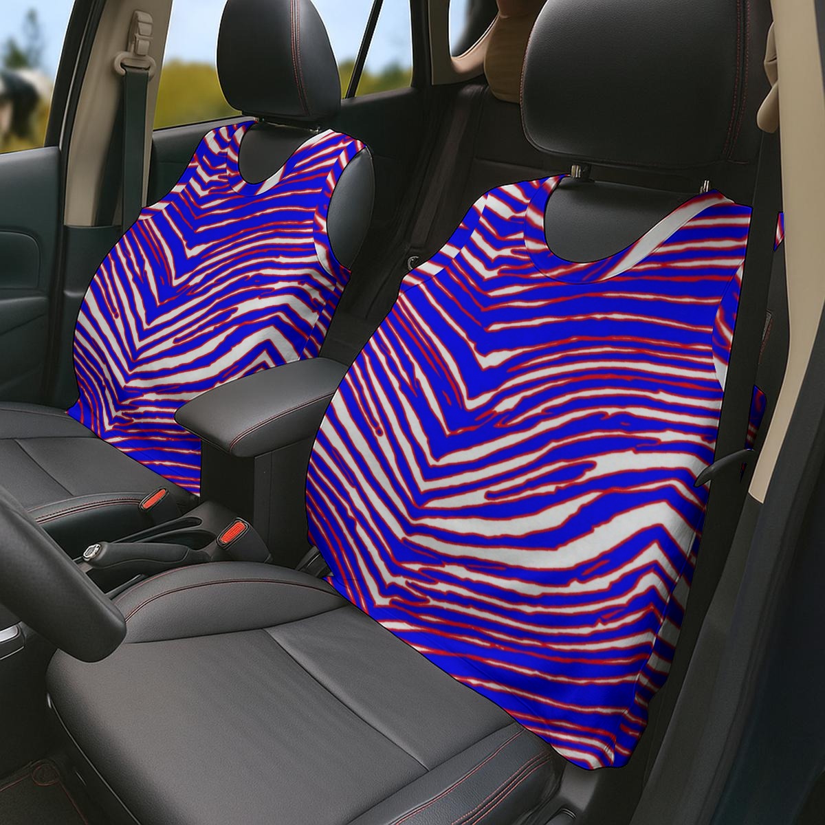 Buffalo Football Car Seat T-Shirt Cover – Game Day Car Interior Style – game day outfit, game day outfit, image 1.0