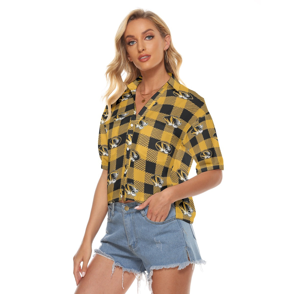 Missouri Tigers Women's V-neck Shirts