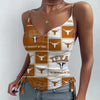 Texas at Austin - Longhorns Drawstring Camisole White varsity sports apparel
