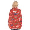 Arsenal Football Club Women's Long Shirt |115GSM Cotton poplin