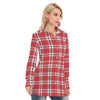 college tartan plaid women shirt women tartan plaid game day fashion