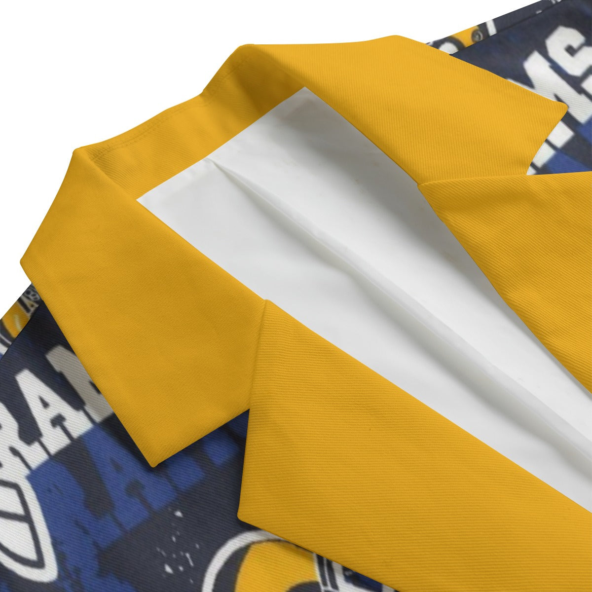 Los Angeles Football Blazer Men Blue Yellow Game Day Jacket Stylish Streetwear