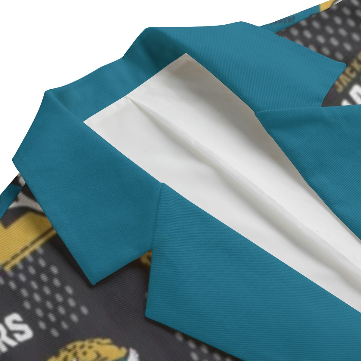 Jacksonville Football Blazer Black Teal Game Day Jacket streetwear fashion product image 5