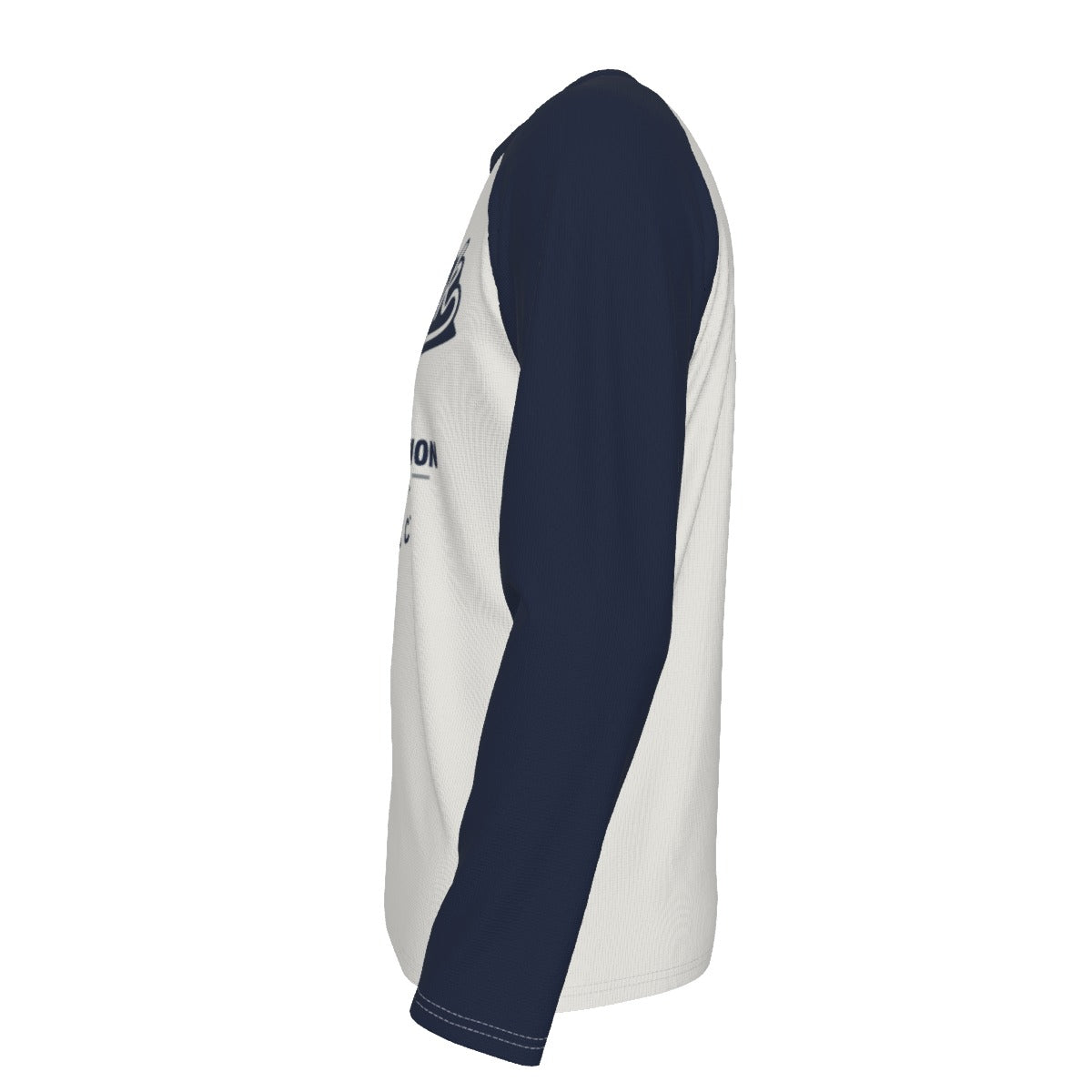 Dark Slate Gray New York Baseball City Raglan Long Sleeve Shirt – Navy Blue and White Athletic Varsity Tee Est. 1903
