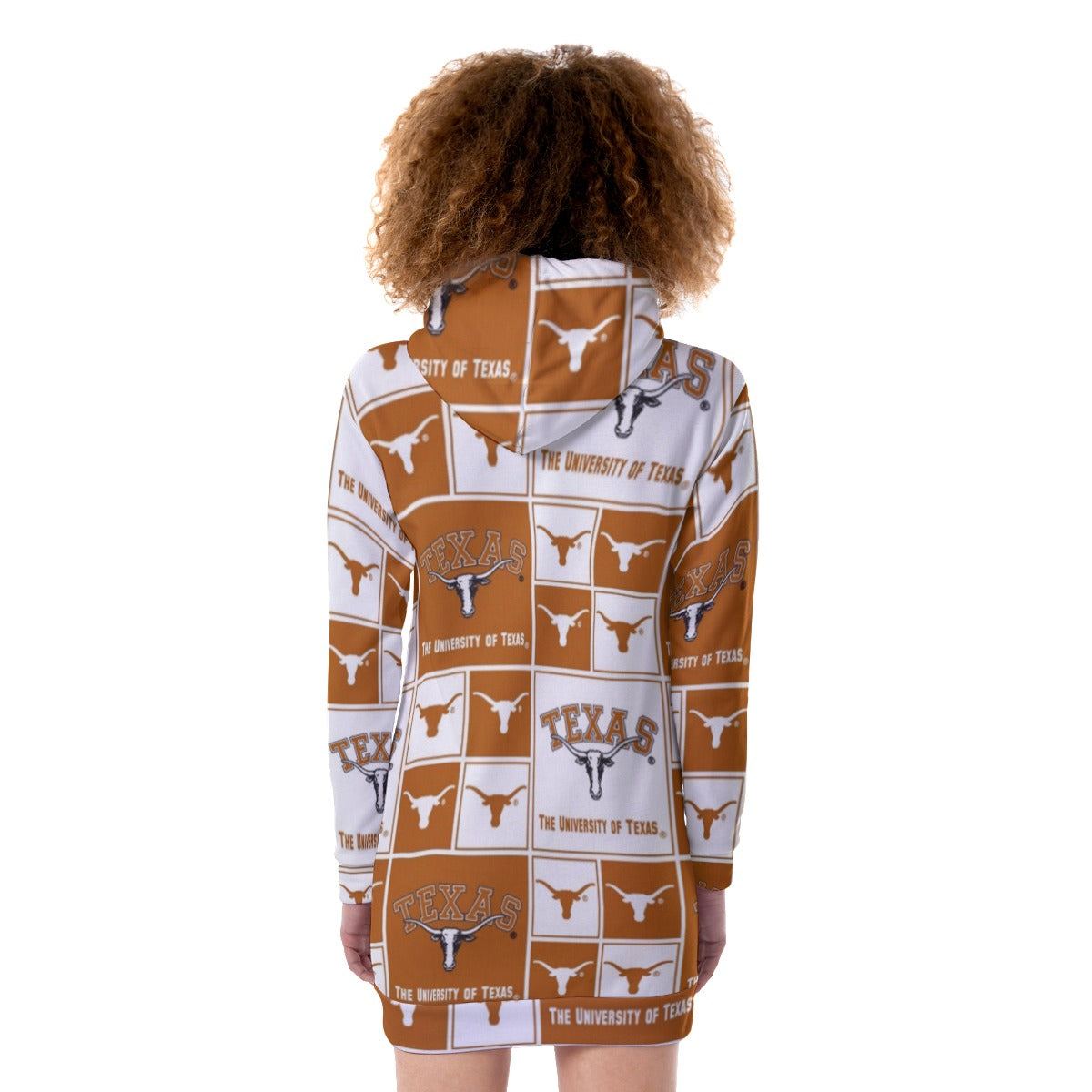 White Smoke Texas at Austin - Longhorns Women's Heavy Fleece Long Hoodie
