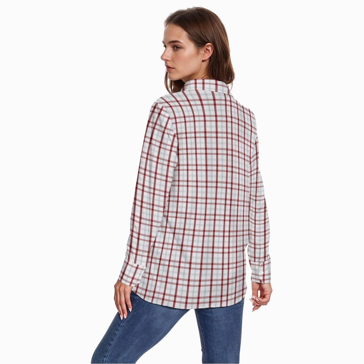 kansas jayhawks tartan plaid women shirt women tartan plaid game day fashion