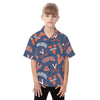 Virginia Cavaliers Kid's Hawaiian Vacation Shirt White sports streetwear apparel