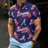 Atlanta Braves Men's Polo Shirt atlanta braves baseball fan apparel game day outfit