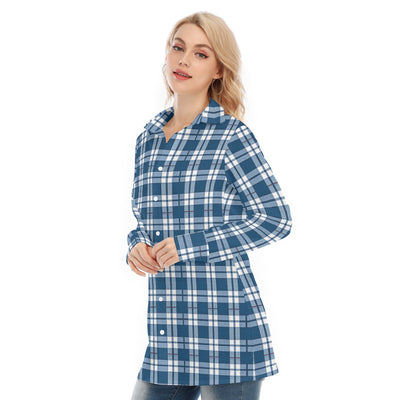 connecticut huskies tartan plaid women shirt