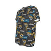 jacksonville-jaguars-short-sleeve-t-shirt teal black football back view game day look