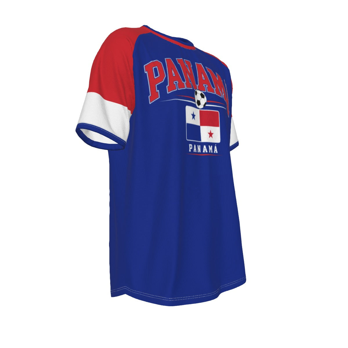 Panama Soccer T-Shirt Blue Red – Panama Football Shirt Panama Fan Tee streetwear fashion product image 5