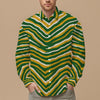 Green Bay football Men's Slim Fit Long Sleeve Shirt – game day outfit, casual fan outfit, image 1.0