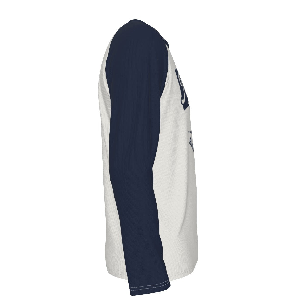 Dark Slate Gray New York Baseball City Raglan Long Sleeve Shirt – Navy Blue and White Athletic Varsity Tee Est. 1903