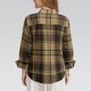 central florida knights tartan plaid black gold  women tartan plaid game day shirt