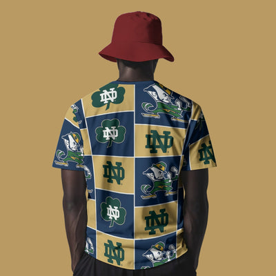 Notre Dame - Fighting Irish Men's O-Neck T-Shirt White varsity sports apparel