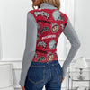 Ohio State - Buckeyes Women's Women's High-Neck Top With Long Sleeve White game day varsity apparel