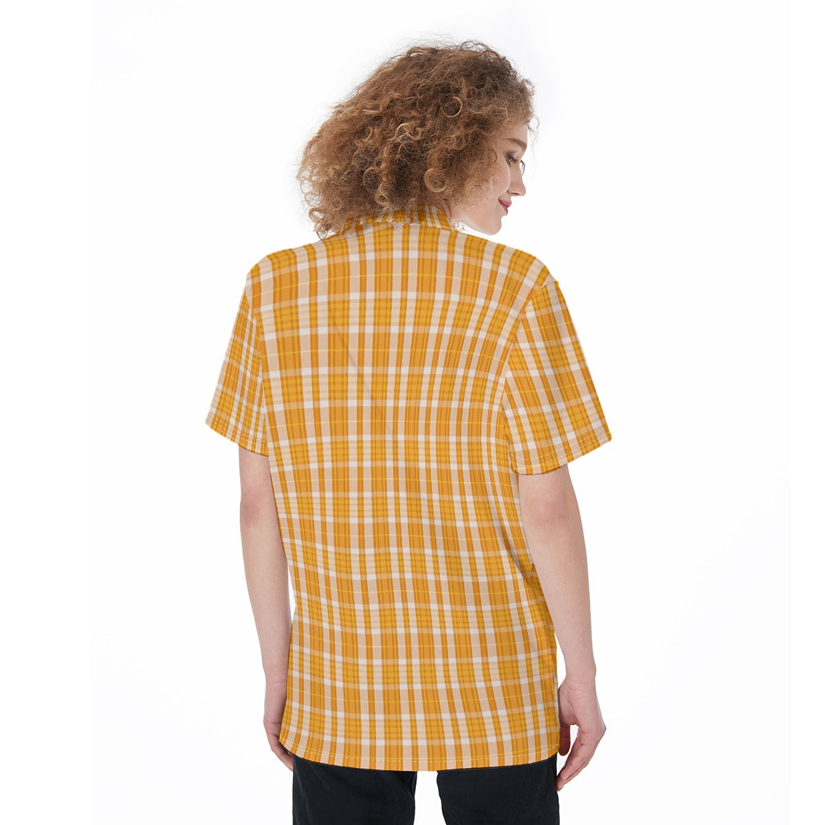 Tennessee Volunteers Orange White Plaid Womens Shirt 2 orange white plaid women fashion apparel