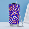 Sky Blue Tumbler 20oz (with Straw) – Red Blue White Zebra Game Day Style