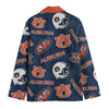 White Smoke Auburn Football Suit Blazer – Premium College Game Day Jacket