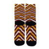 Black Washington Commanders Zebra Long Socks