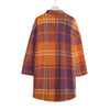auburn tigers tartan plaid orange navy  women tartan plaid game day shirt